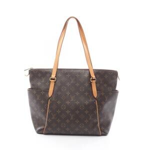 Louis Vuitton Totally Tote Bag Canvas Leather Monogram Brown
